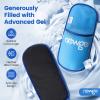 NEWGO Foot Ice Pack Slippers for Plantar Fasciitis and Neuropathy, HSA or FSA Eligible 2 Pack Gel Ice Slippers Hot Cold Pack for Bunion Surgery Pain Relief, Burning Feet view 3