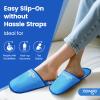 NEWGO Foot Ice Pack Slippers for Plantar Fasciitis and Neuropathy, HSA or FSA Eligible 2 Pack Gel Ice Slippers Hot Cold Pack for Bunion Surgery Pain Relief, Burning Feet view 4