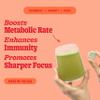 8Greens Supergreens Tablets | Superfood Tablet for Metabolism, Immunity & Focus, Daily Greens Effervescent Tablets, Organic: Aloe Vera, Spirulina, Chlorella, Blood Orange, 10 Servings view 2