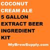 Coconut Cream Ale 5 Gallon Extract Kit by My Brew Supply view 1