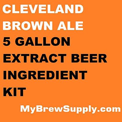 Cleveland Brown Ale Homebrew 5 Gallon Beer Extract Ingredient Kit by My Brew Supply