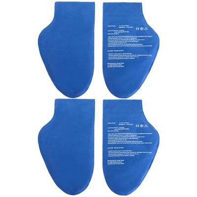Healthy Hands Hand Ice Pack Wrap Cold Therapy for Hands - Ice Gloves for Chemo, Neuropathy, Arthritis, Injuries and Working Hands Includes 4 Large Flexible Gel Ice Packs
