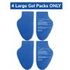Healthy Hands Hand Ice Pack Wrap  Cold Therapy for Hands - Ice Gloves for Chemo, Neuropathy, Arthritis, Injuries and Working Hands  Includes 4 Large Flexible Gel Ice Packs view 2