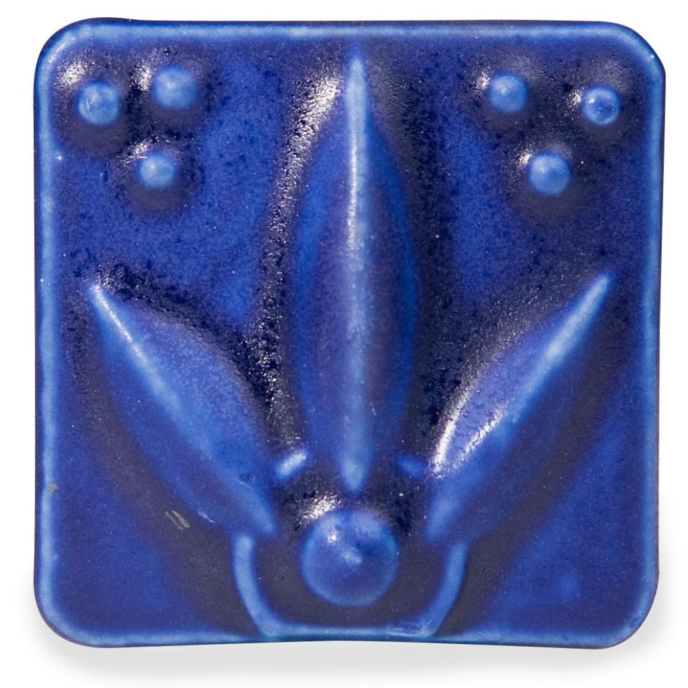 AMACO Satin Matte SM-21 Dark Blue Glaze Pint, 16 oz. (473 mL), Intermixable Mid-High Fire Cone 5-6 (SM) Liquid Ceramic Pottery Glaze for Bisque