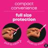 U by Kotex Click Compact Tampons, Super Absorbency, Unscented, 16 Ct (Pack of 4) view 3
