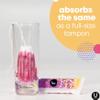 U by Kotex Click Compact Tampons, Super Absorbency, Unscented, 16 Ct (Pack of 4) view 4