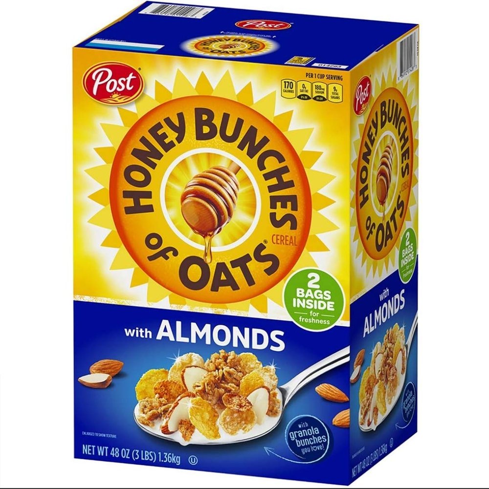 Post Honey Bunches of Oats with Almonds, 48 oz. AS