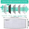 50PCS PM - 2.5 Activated Carbon Filter Insert, 5 Layers Protective Filter Replaceable Anti Haze Filter Paper Meltblown Cloth Filter view 2