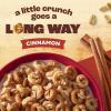 Cheerios Oat Crunch Cinnamon Breakfast Cereal, Made with Whole Grain, Large Size, 18.2 oz view 3