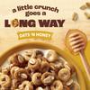Cheerios Oat Crunch Oats 'N Honey Breakfast Cereal, Made with Whole Grain, Large Size, 18.2 oz view 3
