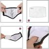 50pcs PM 2.5 Activated Carbon Filter Dustproof 5 Layers Filter Replacement for Women Mens Cotton Adjustable Replaceable Breathing Anti Dust view 4