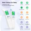 Ear and Forehead Thermometer for Adults, 3-in-1 Infrared Digital Thermometer for Kids and Baby, Accurate 1 Second Reading, Fever Alert, Backlit Display and Storage Pouch view 2