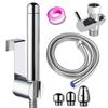Bathroom Handheld 59 inch 3 Heads Aluminum Enema Shower Cleaner - Douche System Cleaner Shower Enema System view 1