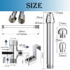 Bathroom Handheld 59 inch 3 Heads Aluminum Enema Shower Cleaner - Douche System Cleaner Shower Enema System view 2