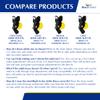 Brace Direct Semi-Rigid Active Ankle Brace for Sports - Maximum Support for Sprains & Injuries, Stabilizes & Protects Athletes Ankles Volleyball, Soccer (M - Right, Men 9.5-13 / Women 10.5-12) view 3