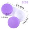 Elcoho 24 Pack Contact Lens Cases Contact Lens Holder Box Left/Right Eyes Contact Lens Container, 4 Colors view 2