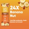 IQBAR Clean Plant Protein Bars - Banana Nut - 24 Count - Keto, Vegan, High Fiber, Gluten and Dairy Free, Low Sugar Snack - Brain and Body Nutrients for Focus, Energy, Meal Replacement view 3