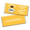12 Class of 2024 Graduation Party Favors Personalized Chocolate Bars "The Quarantined Class" (12 Pack) - Yellow view 1