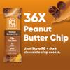 IQBAR Clean Plant Protein Bars - Peanut Butter Chip - 36 Count - Keto, Vegan, High Fiber, Gluten and Dairy Free, Low Sugar Snack - Brain and Body Nutrients for Focus, Energy, Meal Replacement view 3