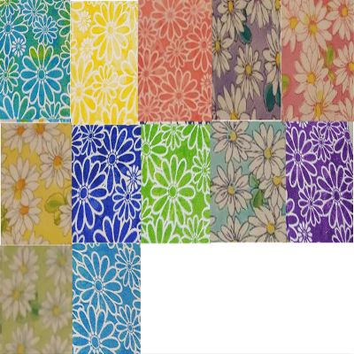 Daisy Layer Cake - 10" squares - 42 pieces