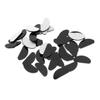 FEESHOW 20 Pairs Nose Pads, Soft Hypo-allergenic Adhesive Silicone Anti-Slip Nose Pads for Eyeglass Glasses and Sunglasses Black Large view 1
