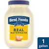 Best Foods Real Mayonnaise Jar, Condiment for Sandwiches, Salads, Mayo Made with 100% Cage Free Eggs, Gluten Free 1 gallon 128 oz, Pack of 1 view 3