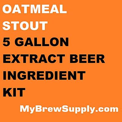 Oatmeal Stout Homebrew 5 Gallon Beer Extract Kit By My Brew Supply