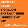 Oatmeal Stout Homebrew 5 Gallon Beer Extract Kit By My Brew Supply view 1