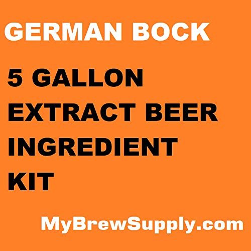 German Bock Homebrew 5 Gallon Beer Extract Ingredient Kit By My Brew Supply