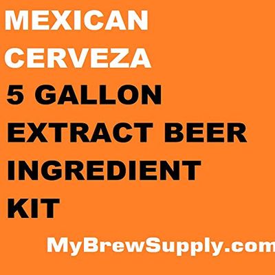 Mexican Cerveza Homebrew 5 Gallon Beer Extract Ingredient Kit By My Brew Supply