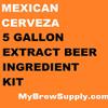 Mexican Cerveza Homebrew 5 Gallon Beer Extract Ingredient Kit By My Brew Supply view 1