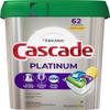 Cascade Platinum Dishwasher Pods, Dishwasher Detergent, Dishwasher Soap, Actionpacs, Lemon, 62 Count view 4