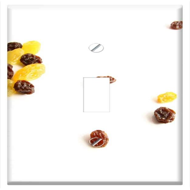 Switch Plate Single Toggle - Raisins Healthy Food Sweet Nutrition Snack Fresh