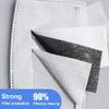 50Packs PM2.5 Activated Carbon Filter Insert, Replaceable Anti Haze Filter Paper with 5 Layers Protective Filter for Adults and Children view 4