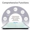 Etekcity Scale for Body Weight, Bathroom Digital Electric Scale for People, Measures Weight up to 400 lbs, White view 3