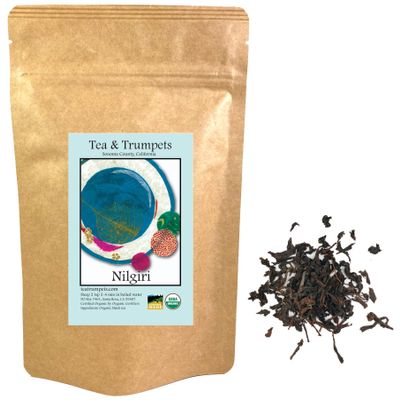 USDA Organic Nilgiri South Indian Loose Leaf Black Tea - 4 oz