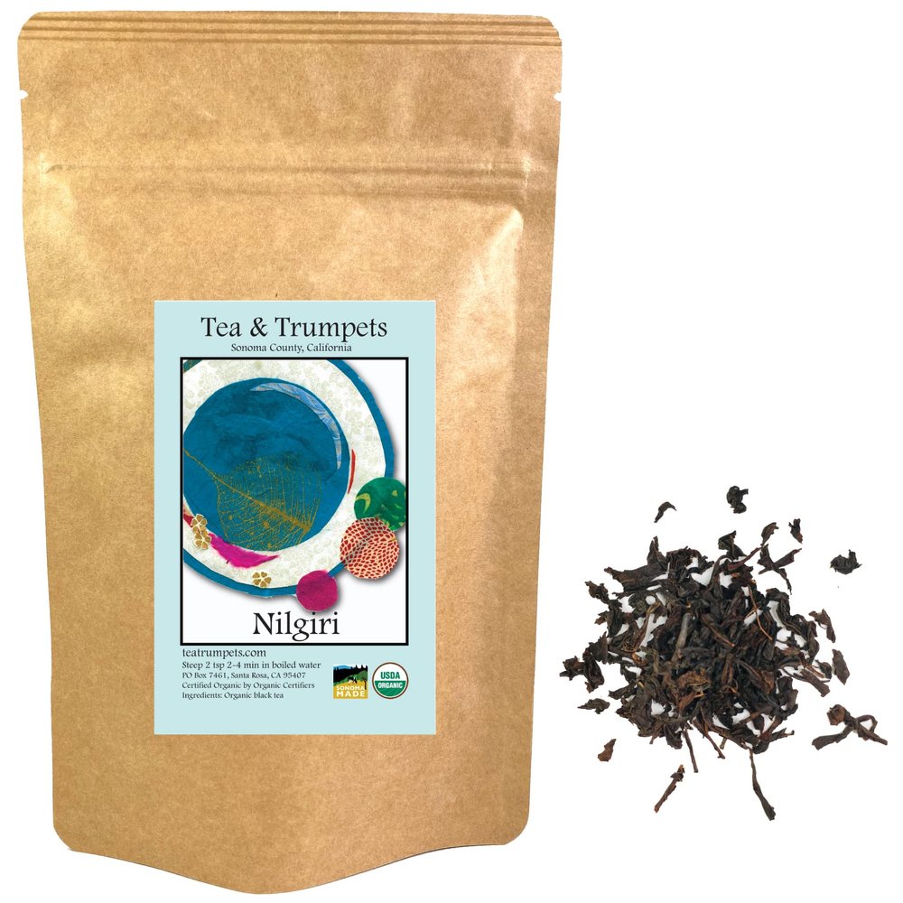 USDA Organic Nilgiri South Indian Loose Leaf Black Tea - 4 oz