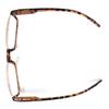 The Modesto Semi-Rimless Half Reader Half Moon Reading Glasses for Men and Women, 3.25 Brown Tortoise view 4