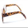 The Modesto Semi-Rimless Half Reader Half Moon Reading Glasses for Men and Women, 2.00 Brown Tortoise view 3