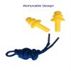 10Pcs Soft Silicone Ear Plugs Hearing Protection Christmas Tree Shape Reusable Earplug with Cord Noise Cancelling for Sleeping, Shooting, Construction Work with Box view 3