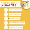 AshaPops Turmeric Garlic Flavored Popped Water Lily Seeds, 0.5 oz (Pack of 1) - Gluten-Free, Vegan, Paleo, Nut-Free, Corn-Free, Soy-Free, Non-GMO, Delicious Plant-Based Crunchy Snack view 2