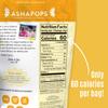 AshaPops Turmeric Garlic Flavored Popped Water Lily Seeds, 0.5 oz (Pack of 1) - Gluten-Free, Vegan, Paleo, Nut-Free, Corn-Free, Soy-Free, Non-GMO, Delicious Plant-Based Crunchy Snack view 4