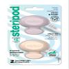 Steripod Clip-On Toothbrush Protector, Keeps Fresh and Clean, Fits Most Manual and Electric Toothbrushes, Pink and Blue, 2 Count (Pack of 1) view 1