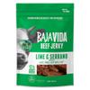 BAJA BEEF Vida Lime & Serrano Pepper Beef Jerky - Sweet and Spicy Beef Jerky Snack Packs, Healthy, Gluten-Free, All-Natural, No MSG, Made in the USA - 2.5 Oz Bags (Pack of 4) view 1