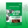 BAJA BEEF Vida Lime & Serrano Pepper Beef Jerky - Sweet and Spicy Beef Jerky Snack Packs, Healthy, Gluten-Free, All-Natural, No MSG, Made in the USA - 2.5 Oz Bags (Pack of 4) view 4