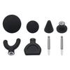 BAOYOU Jigsaw Massage Tip Adaptor and Bits, 6Pcs Percussion Massager Tip Attachment Adaptor - with 2Pcs Extended Rod - for Jigsaw Massager(6Pcs/Set) view 1