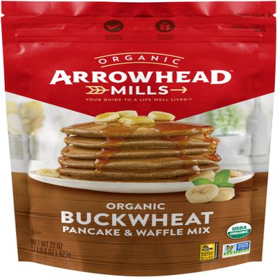 Arrowhead Mills Organic Buckwheat Pancake & Waffle Mix, 22 oz Bag