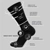 3 Pairs of Cotton Diabetic Neuropathy Crew Socks (13-16, Fits Men's Shoe Size 12-14.5, Black) view 2