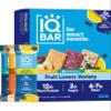 IQBAR Brain and Body Clean Plant Protein Bars - Fruit Lovers Variety - 12 Bars - Keto, Vegan, High Fiber, Gluten and Dairy Free, Low Sugar Snack with Nutrients for Focus, Energy, Meal Replacement view 1
