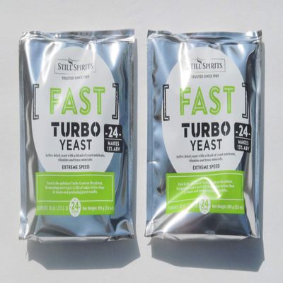 Still Spirits Fast 24 Hour Turbo Yeast (Pack of 2)